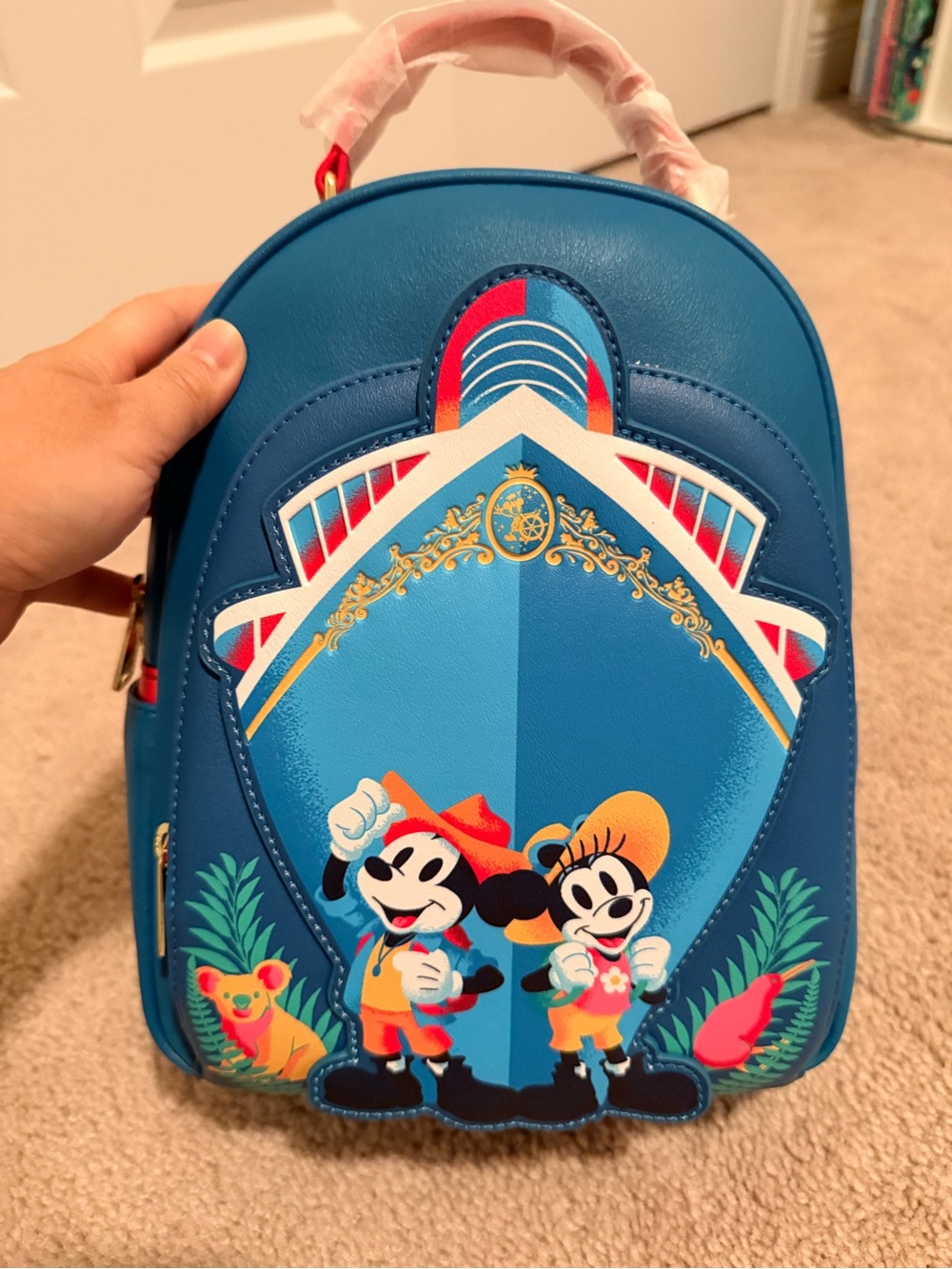 DCL Disney Mickey & Minnie Australia Loungefly Mini Backpack